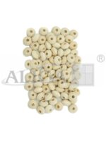 Koraliki drewniane płaskie 14/8mm, otwór 5mm 80szt PJ-0782 - obrazek 2