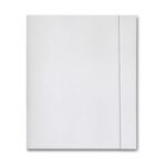 Teczka z gumką biała A4 *8949*