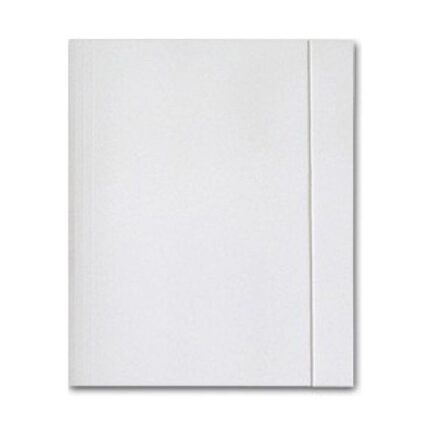 Teczka z gumką biała A4 *8949*