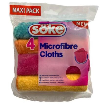 ŚCIERECZKI Z MIKROFIBRY SOKE 4 sztuki