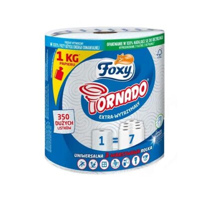 FOXY TORNADO - ręcznik papierowy 3-warstwowy