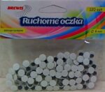 Ruchome oczka samoprzylepne okrągłe 8mm/120szt. *0372* - obrazek 2