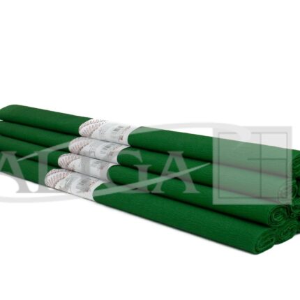 BIBUŁA MARSZCZONA CIEMNY ZIELONY 10SZT 50X200CM KR-13*0838*