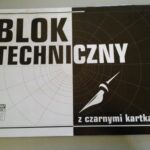 Blok techniczny A3 czarny 10 kartek *1478*