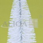 Choinka biała z tworzywa sztucznego 15cm *1209*