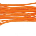 DRUCIKI KREATYWNE POMARAŃCZOWE 40SZT 30CM *4684*