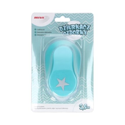 DZIURKACZ OZDOBNY 3,8CM GWIAZDA *0433*