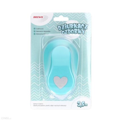 DZIURKACZ OZDOBNY 3,8CM serce *0457*