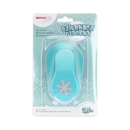 DZIURKACZ OZDOBNY 3,8CM śnieżynka *0419*