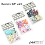 Dekoracje materiałowe kokardki 20szt. Mix kolorów. Wydawane losowo.*5762*5786*