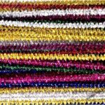 Druciki kreatywne metalizowane 25szt/30cm. Mix kolorów.