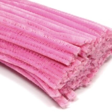 Druciki kreatywne różowe 40szt/30cm *4646*