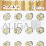 Dżety samoprzylepne transparentne 10mm x 16szt. JET-2442*2442*