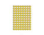Dżety samoprzylepne złote *4479*