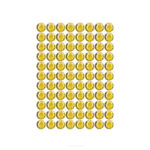 Dżety samoprzylepne złote *4479*