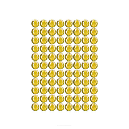 Dżety samoprzylepne złote *4479*