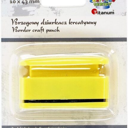 Dziurkacz kreatywny brzegowy 10 x 43mm. *5407*