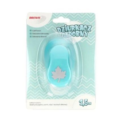 Dziurkacz ozdobny 2,5 cm liść *0242*