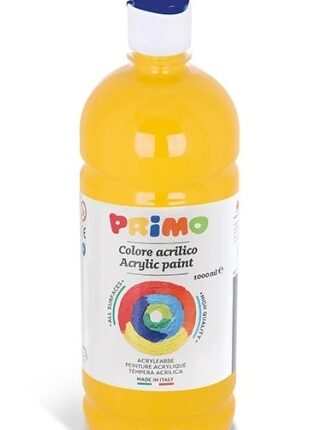 Farba akrylowa w butelce 1000ml żółta 404TA100201*4047*