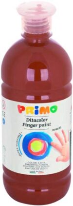 Farba do malowania palcami Primo 750 ml brązowa 227TD750730 *2275*