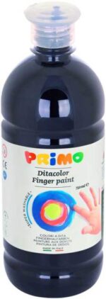 Farba do malowania palcami Primo 750 ml czarna 227TD750800 *2271*