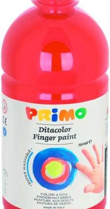 Farba do malowania palcami Primo 750 ml czerwona 227TD750300 *2270*
