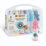 Farby do malowania na szkle 6 kolorów w plastikowej walizce Primo 651W6SP*6517*