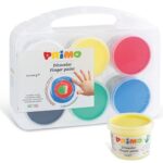 Farby do malowania palcami w plastikowej walizce 6x100g Primo 221TD100SP*2212*