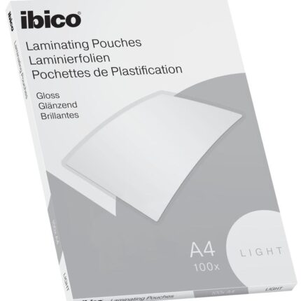 Folia do laminacji IBICO A4 80mic. połysk 100 szt. LIGHT 627308 *5779*5830*