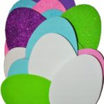 JAJKA Z PIANKI 18 szt./11cm ( 9 szt. + 9 szt. z brokatem) PVE02 *0709*