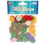Kółka filcowe 2cm 250szt mix kolorów KF-6524