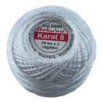 Kordonek Karat 8 kolor 0400 biały*0400*