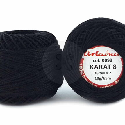 Kordonek Karat 8 kolor 1819 czarny*0937*