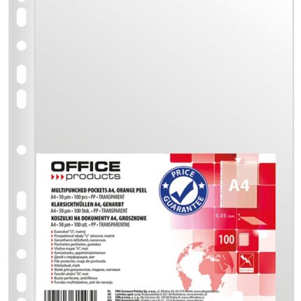 Koszulki groszkowe A4 40mic (100szt)*0449*5430*5554*5547*