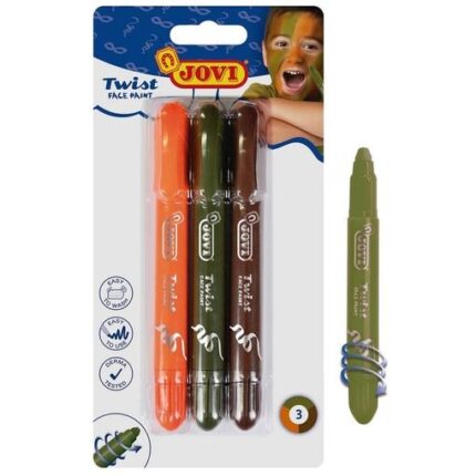 Kredki do malowania twarzy MORO JOVI w sztyfcie 3 kolory 5,5gr *9797*
