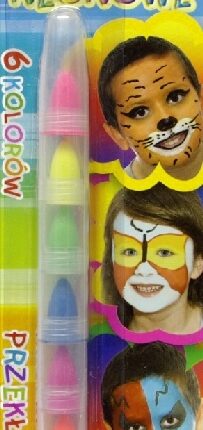 Kredka neonowe do malowania ciała i twarzy FWC-6N*2137*