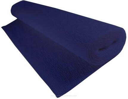 Krepina włoska granatowa 1 rolka 50x250cm 180g *5508*