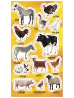 NAKLEJKI PAPIEROWE ZWIERZĘTA DOMOWE 10160704 wym. blistra 8x15cm*1775*