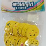 NAKLEJKI PIANKOWE UŚMIECHY 5 - 40SZT PVC53 *4004*