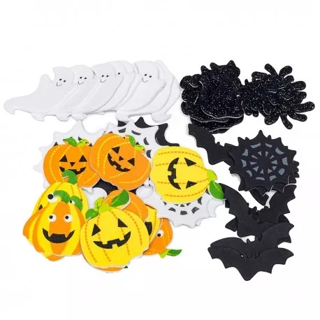 Naklejki-Halloween-Pajeczynydynieduchy-mix-PVH33045.jpg Naklejki Halloween Pajęczyny,dynie,duchy mix PVH3*3045* - obrazek 1
