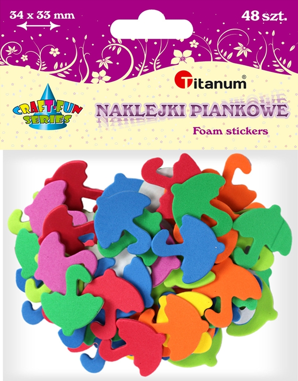 Naklejki-z-pianki-48szt-parasole.-Rozmiar-34x33mm.-Mix-kolorow.jpg Naklejki z pianki 48szt parasole. Rozmiar 34x33mm. Mix kolorów - obrazek 1