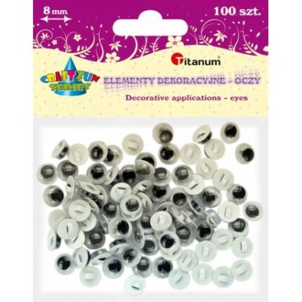 Oczka do przyszywania 100szt 8mm *1182*