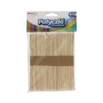PATYCZKI DREWNIANE NATURALNE 50SZT/ 1.4 x 11.4cm PND114*9719*