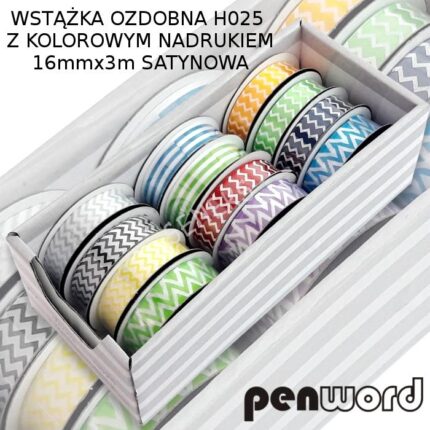 PROMO WSTĄŻKA OZDOBNA H025 16mmx3m*2747*
