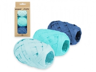 PROMO WSTĄŻKA PAPIEROWA ODCIENIE NIEBIESKIEGO H046 5m a'3 *9159*