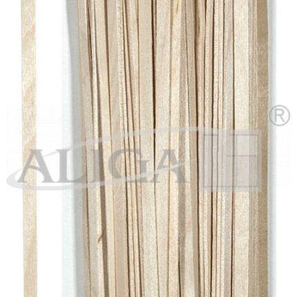 Patyczki kreatywne drewniane, naturalne, płaskie 100szt 1,3x6x190mm. *0043*