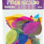 Piórka mix kolorów 4-8cm/50szt P-3295