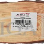 Podkładka drewniana 20x6-8cm, grubości 8-10mm. *3852*