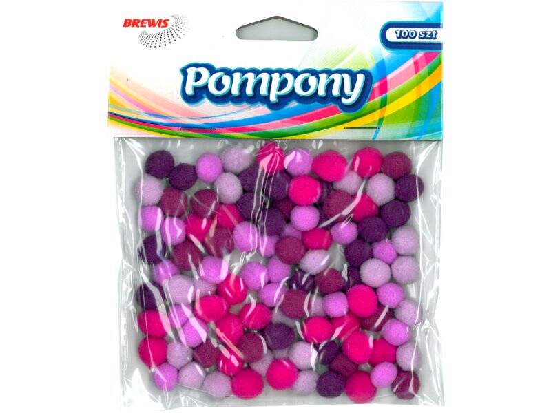 Pompony-dekoracyjne-mix-fioletowy-100szt10mm-4264.jpg Pompony dekoracyjne mix fioletowy 100szt/10mm *4264* - obrazek 1