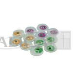 RUCHOME OCZKA SAMOPRZYLEPNE 12mm/24szt kolorowe źrenice MT-6421*6693*